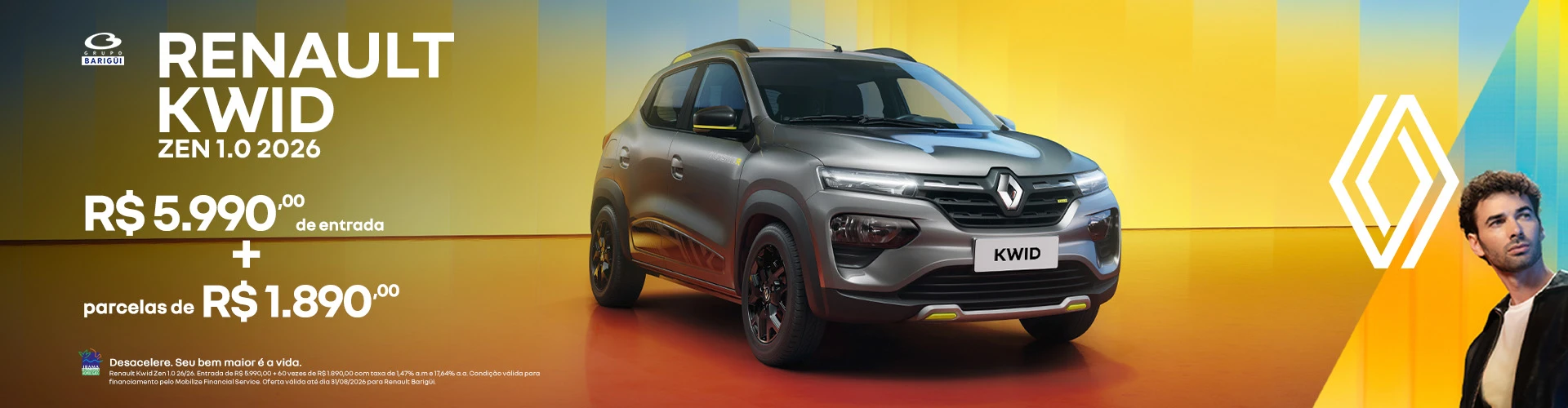 1Web - Renault Kwid Zen 1.0 2026